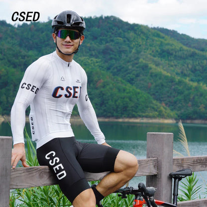 メンズ 軽量 長袖 サイクリングジャージ 速乾 バイク スウェットシャツ MTB 自転車ウェア 通気性 OEM チームネーム付き
