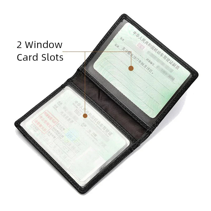 YUECIMIE スーパースリム ソフトウォレット 本革 ミニクレジットカードホルダー ウォレット 財布 薄型 小型カードホルダー メンズウォレット